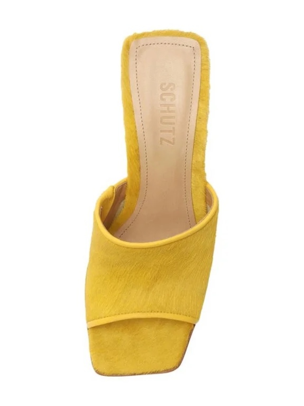 SCHUTZ Leather Lizah Sandals - Yellow - Picture 3 of 11